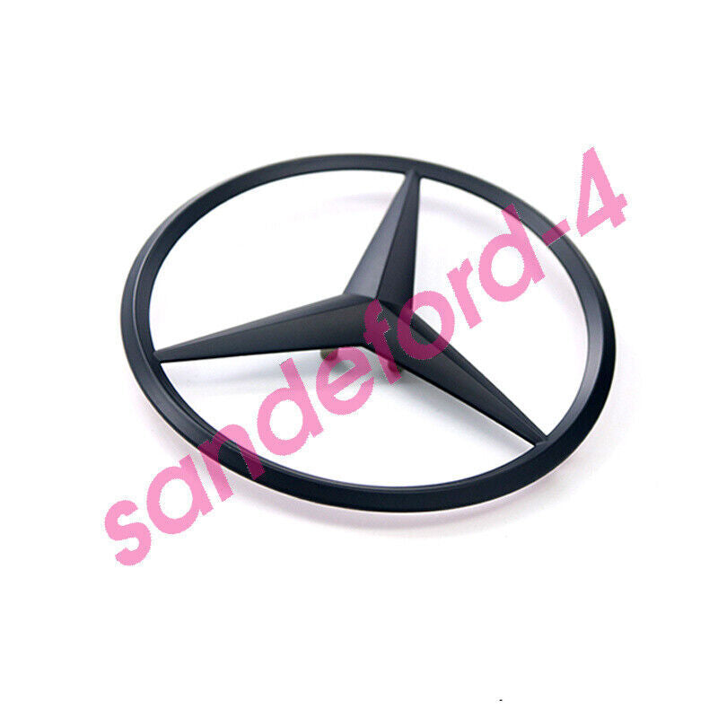 S63 SEDAN AMG Trunk Star Badge MATTE Black Rear Logo for Mercedes S450 S560 W222