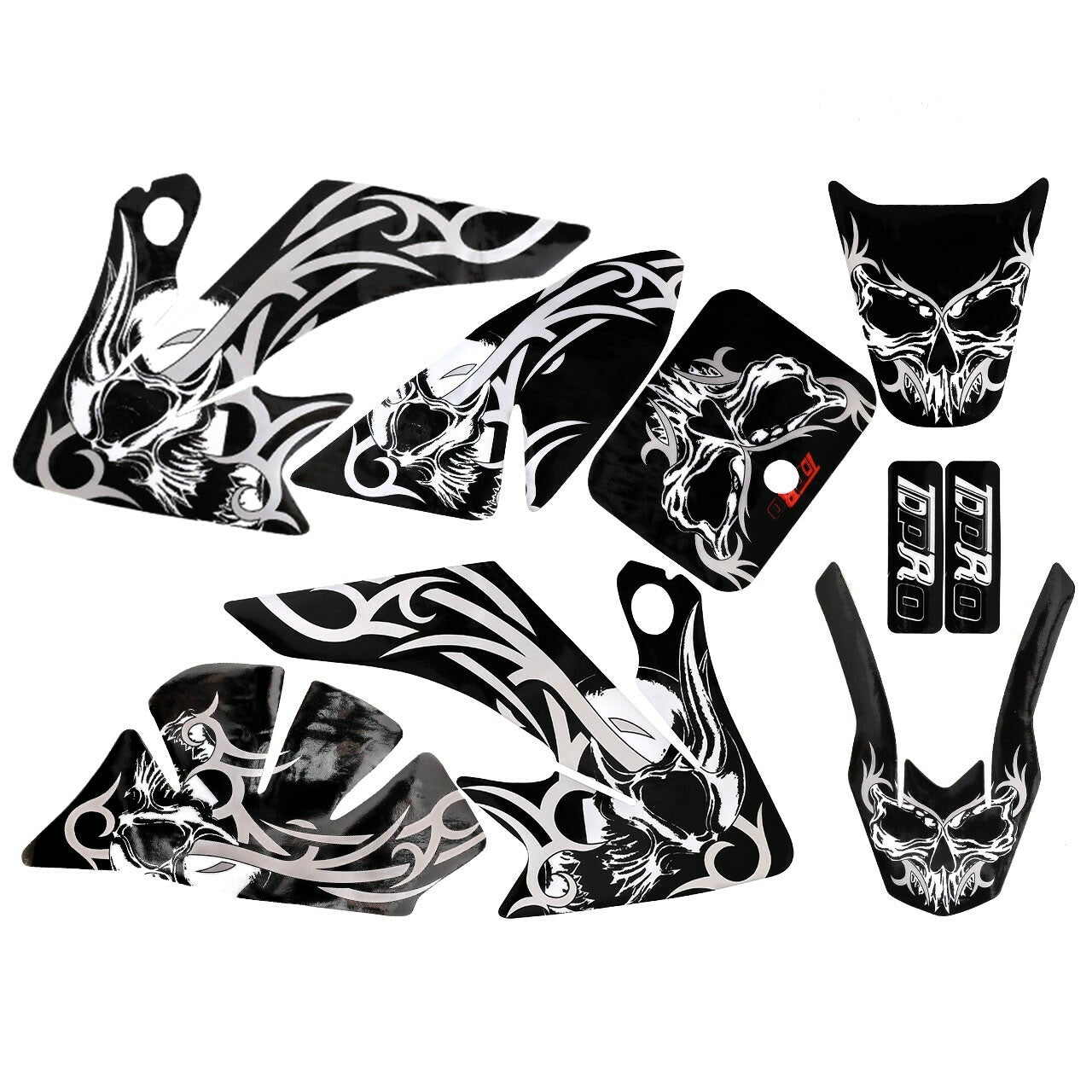 Decal graphic stickers for Honda CRF50 90cc 110cc Pit bikes and motocross bikes.