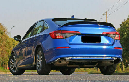 Carbon Fiber Rear Trunk Roof Spoiler Wing Flap for Honda for Civic 11th 2022-2023ABS