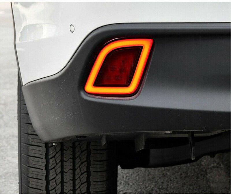 for Toyota Highlander 2014-2019 LED Auto Rear Bumper Fog Light Turn Signal Lamp