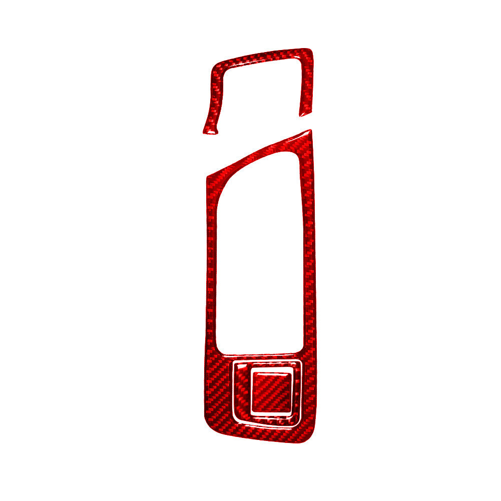 8X Red Carbon Fiber Door Pull Cover Trim for Land Rover Discovery Sport 2015-19