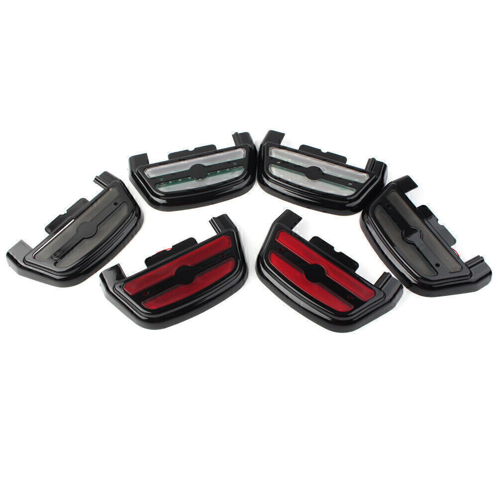 for Harley Dyna Touring Road King Led Light Passenger Footboard Floorboard Cover