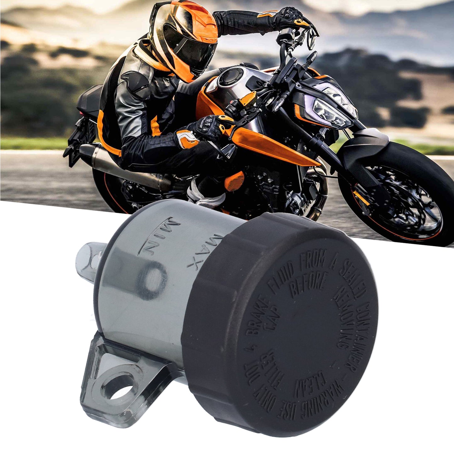 Brake Oil Tank Brake Fluid Reservoir Front Rear For Motorcycle Accessory