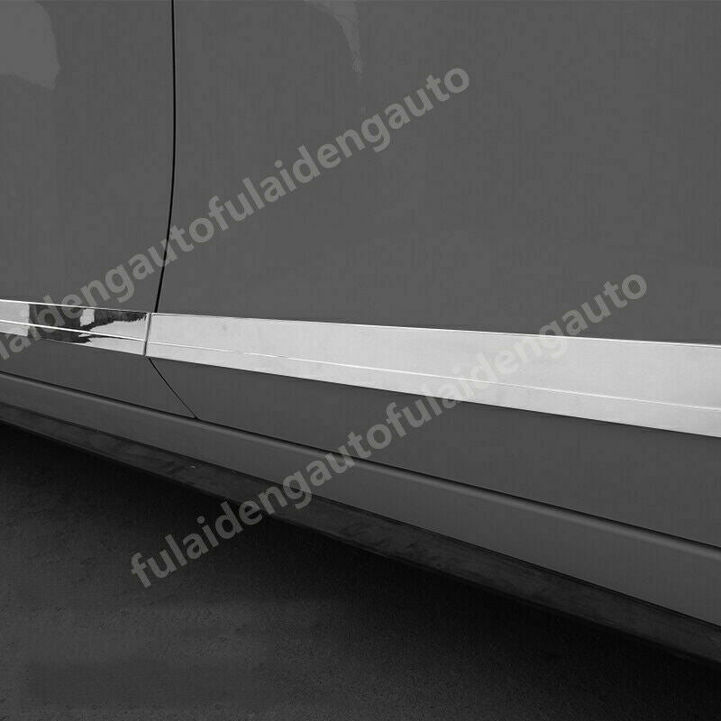 4x for Mazda 3 Axela 2019-23 Sedan Chrome ABS Side Door Body Molding Cover Trim