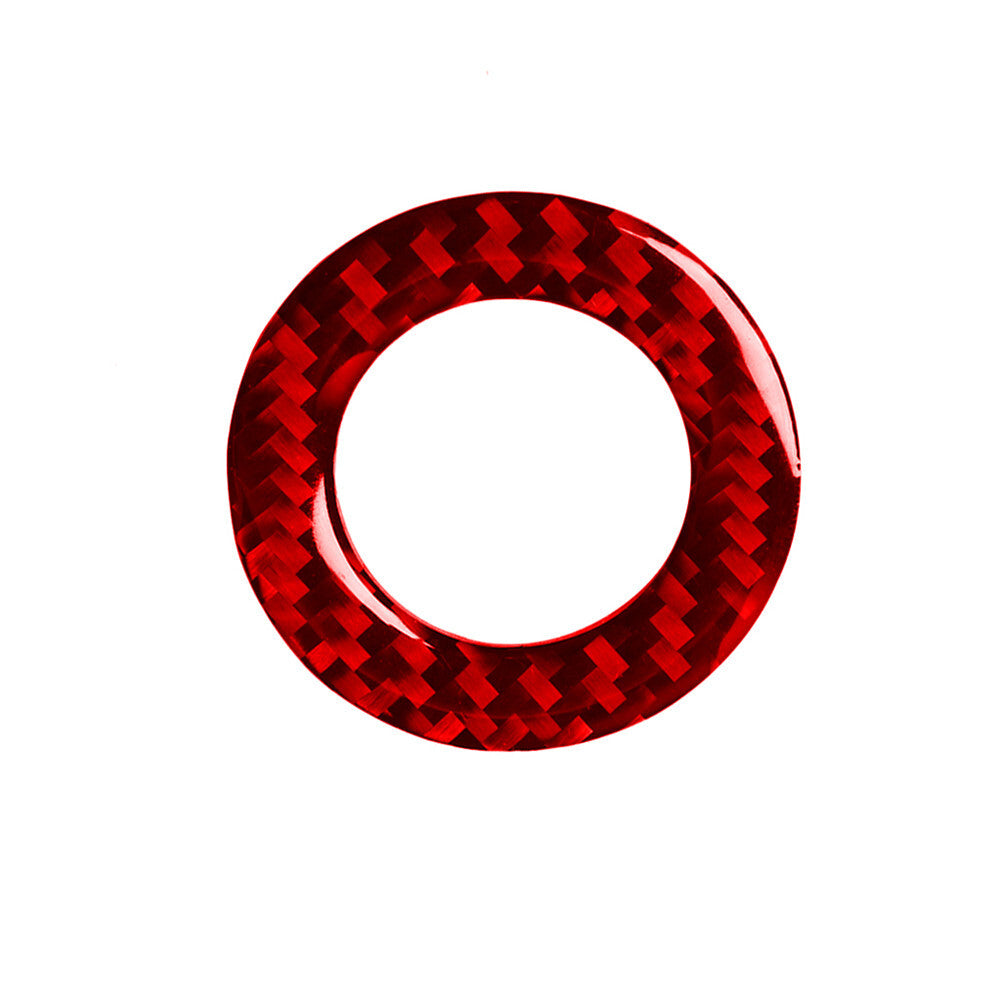 Red Car Rear Reading Light Trim Interior Carbon Fiber Trim for Audi Q7 2016-2019