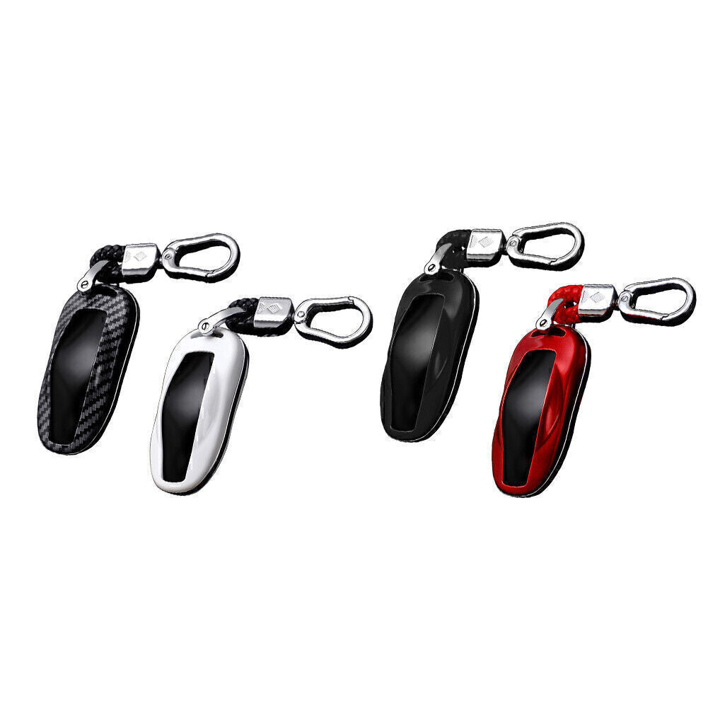 Carbon Fiber ABS Car for Smart Key Fob Case Cover for Tesla for Model S