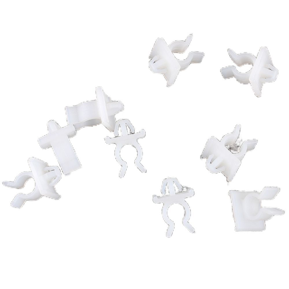 40Pcs 10mm Mounting Bracket Holder Support Retaining Clip Nylon Fits for Nissan