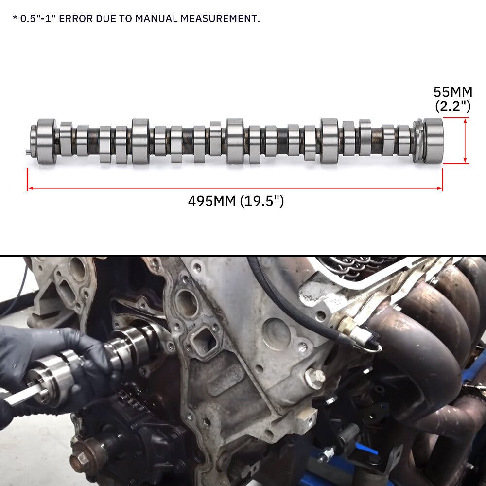 Stage 2 Cam Low Lift Camshaft LS 4.8L 5.3L 6.0L 6.2L For GM Truck GEN III GEN4