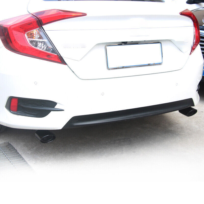 for Honda for Civic 2016-2021 Black Stainless Car Rear Tail Exhaust Pipe Muffler Tip