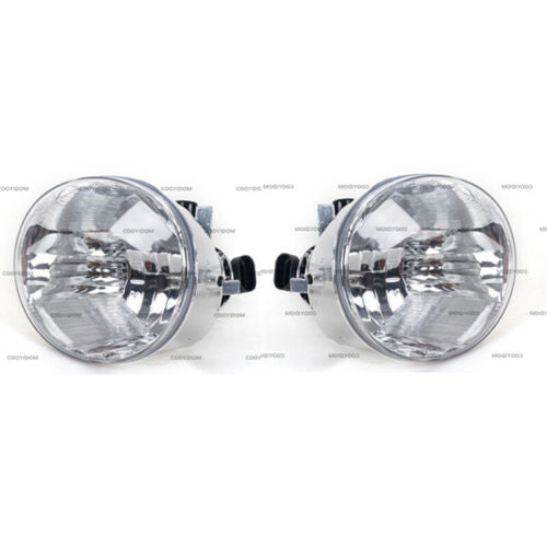 Pair Front Fog Lamps Bumper Driving Lights With Bulbs for Toyota RAV4 2004-2005