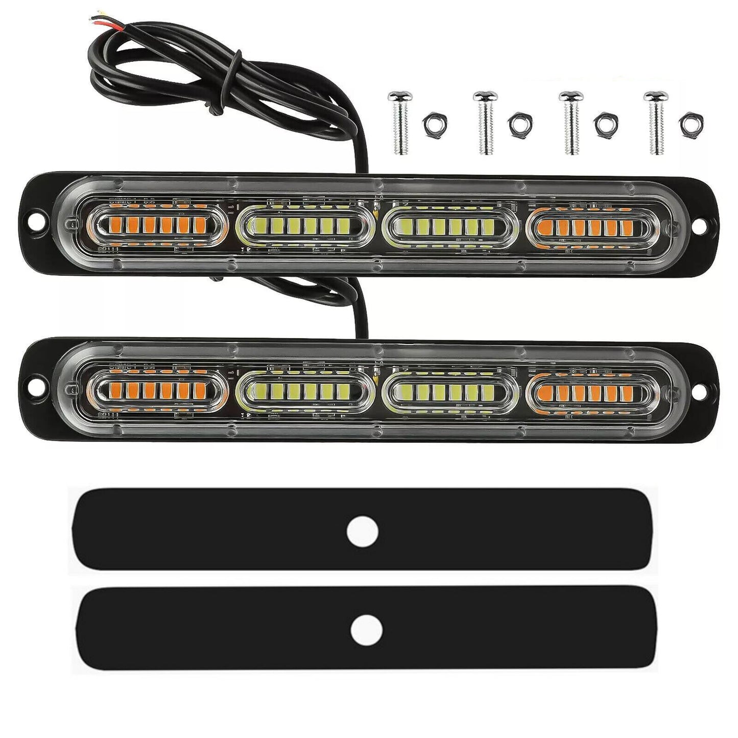 New LED Flashing Strobe Light Bars Emergency Beacon Accessories For Car Truck