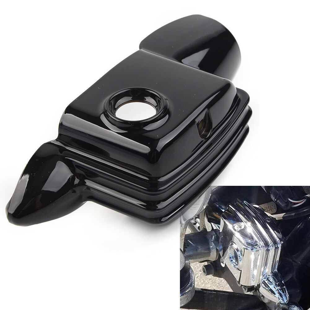 Rear Brake Master Cylinder Cover Fit For Touring Electra Glide 2008-2021 Black