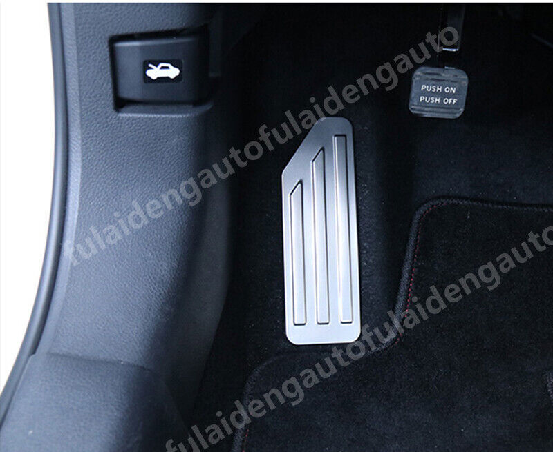 for Nissan Altima 2019-2022 Stainless Silver Titanium Foot Rest Pedal Pad Cover
