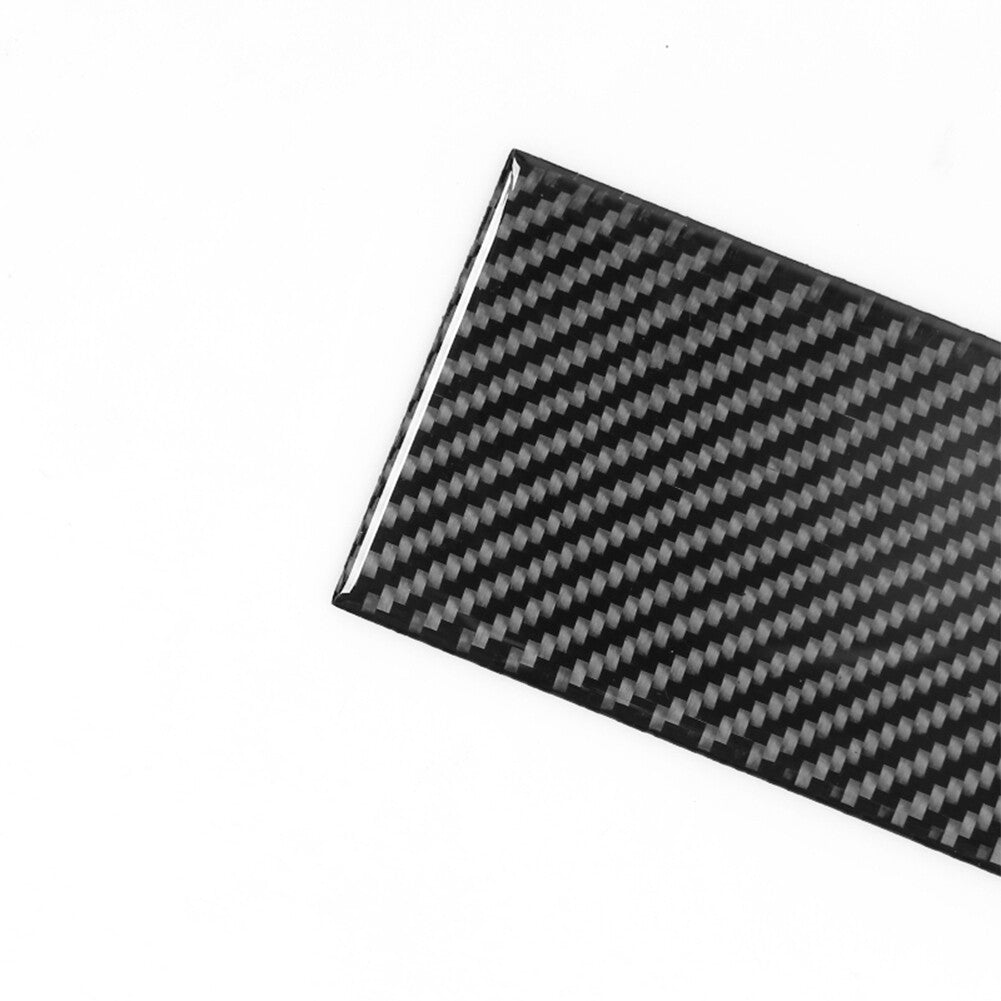 Carbon fiber interior radio with CD player trim for Fiat 500 2012-2015