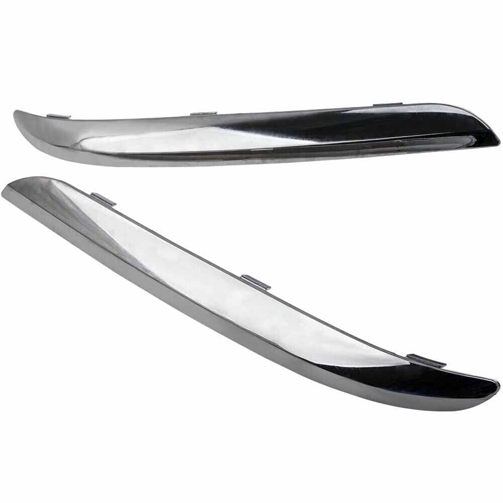 2Pcs Chrome Front Bumper Trim Set for Chrysler 300 Accent 2011-2013 2014 LH RH