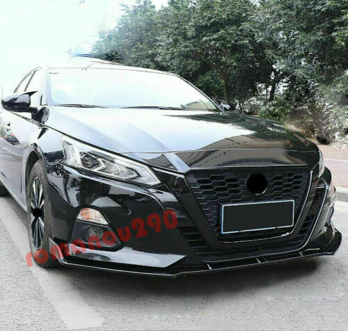 3x Glossy Black ABS Front Grille Mesh Frame Cover Trim for Nissan Altima 2019-22
