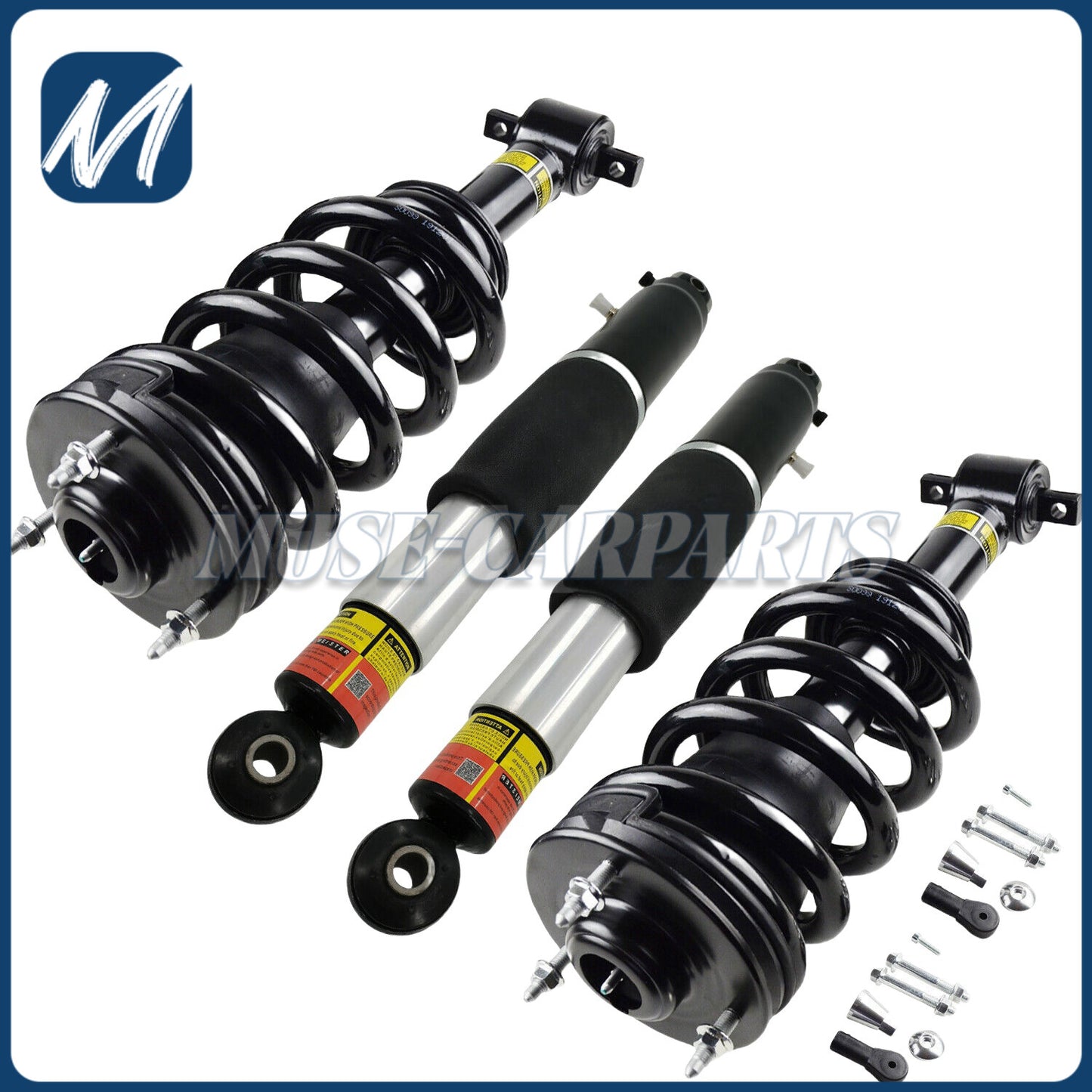 Full set of MagneRide front and rear shock absorber struts suitable for Audi R8 V8 V10 2007 - 2015.