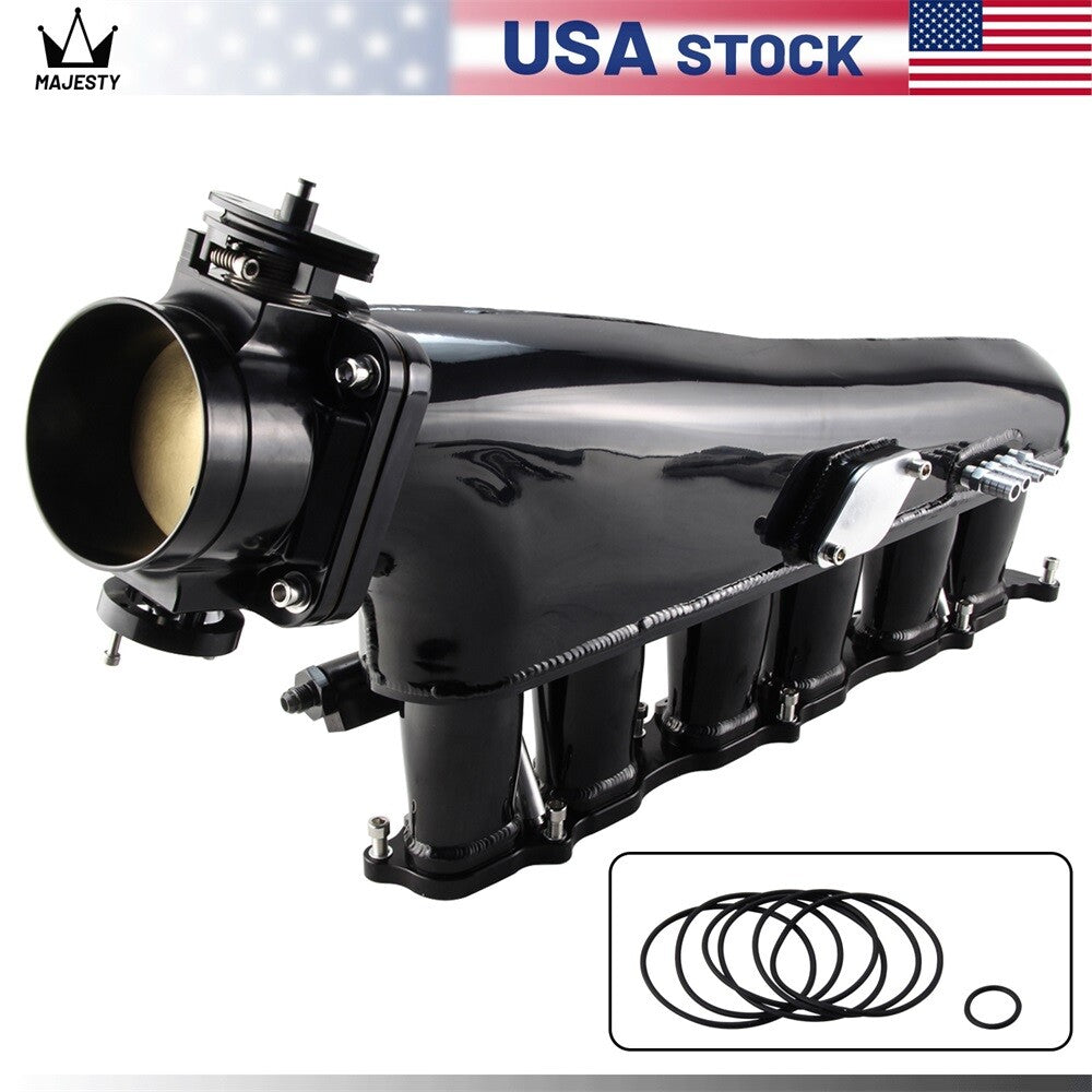 Intake Manifold Fuel Rail 90mm Throttle Body for Toyota Supra MK4 2JZ-GTE 3.0L