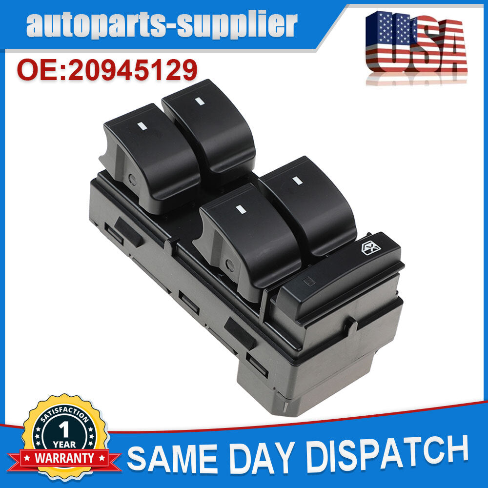 20945129 Driver's side main power window switch for Chevrolet Silverado for GMC