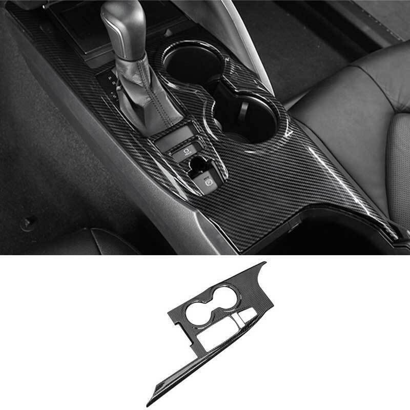 for Toyota for Camry 2018-23 ABS Carbon Fiber Center Console Gear Shift Panel Cover