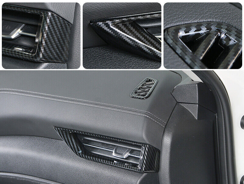 LR AC Air Outlet Vent Cover Trim for Nissan Sylphy Sentra 20-2022 Carbon Fiber