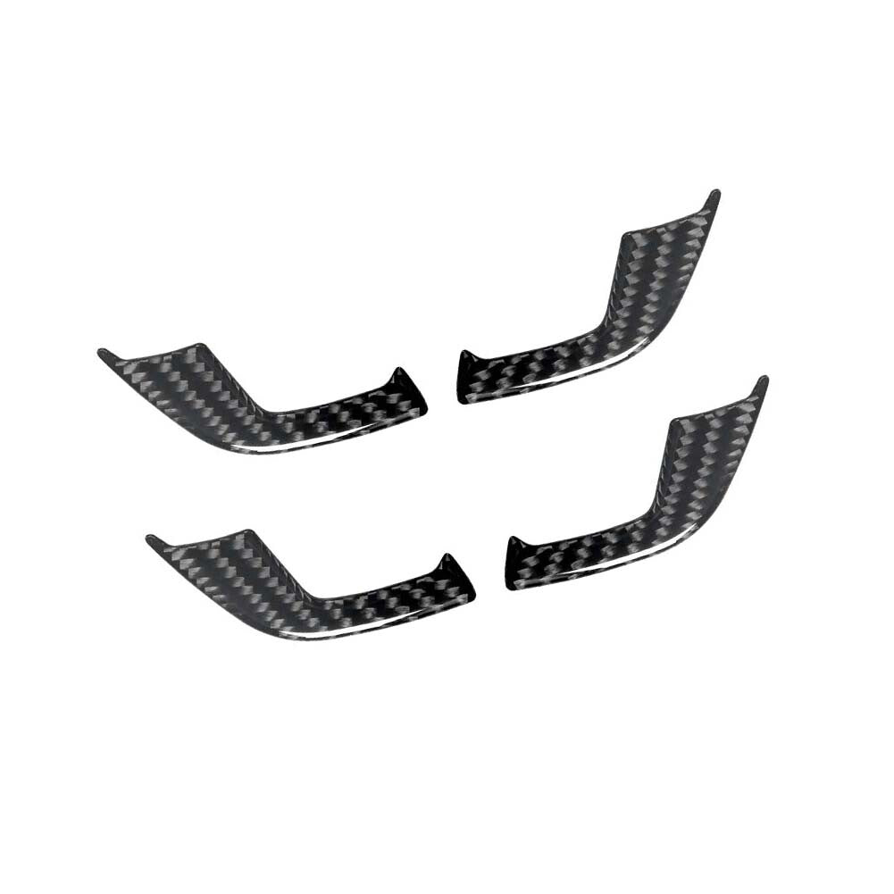 4x Carbon Fiber Interior Door Handle Trim Cover Panel for Chevy Impala 2014-2020