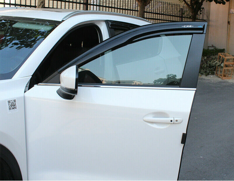 for Mazda CX-5 2012-2016 Black Window Visor Vent Sun Shade Rain Guard Door Visor