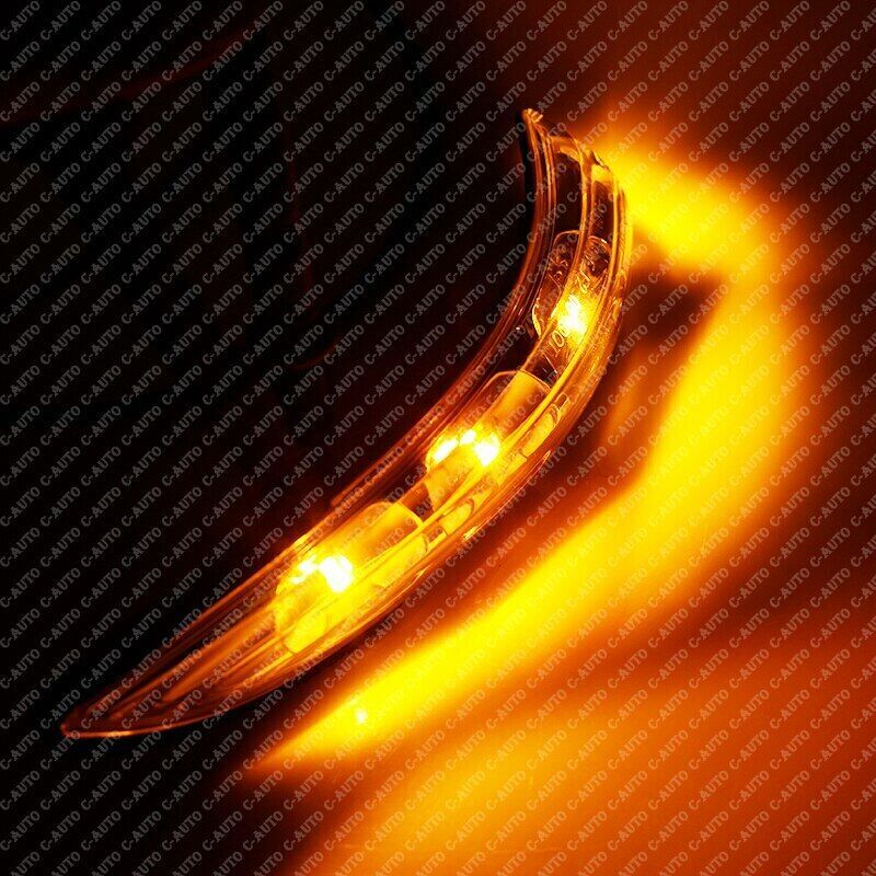 Pair for 2009-2014 for Hyundai for Genesis Coupe turn signal rearview mirror lights