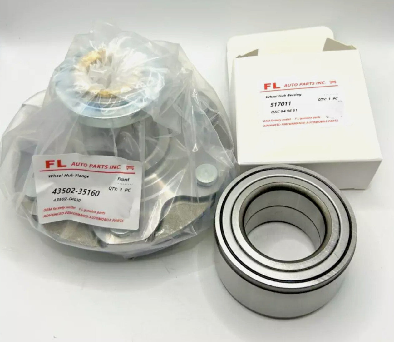 Front Wheel Hub Bearing For 1995-2006 for Toyota Tacoma 4WD 43502-35160 One Side
