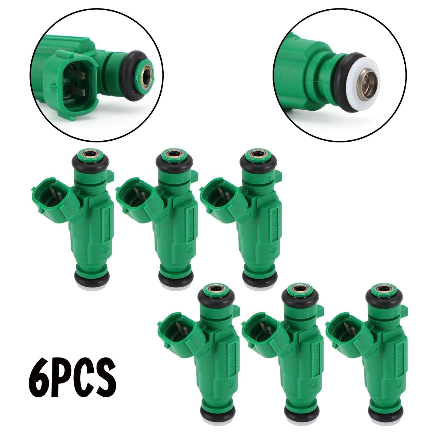 6pcs Fuel Injectors Fit for Hyundai Santa Fe 2.7L/3.5L V6 2001-2006 F8 9260930004