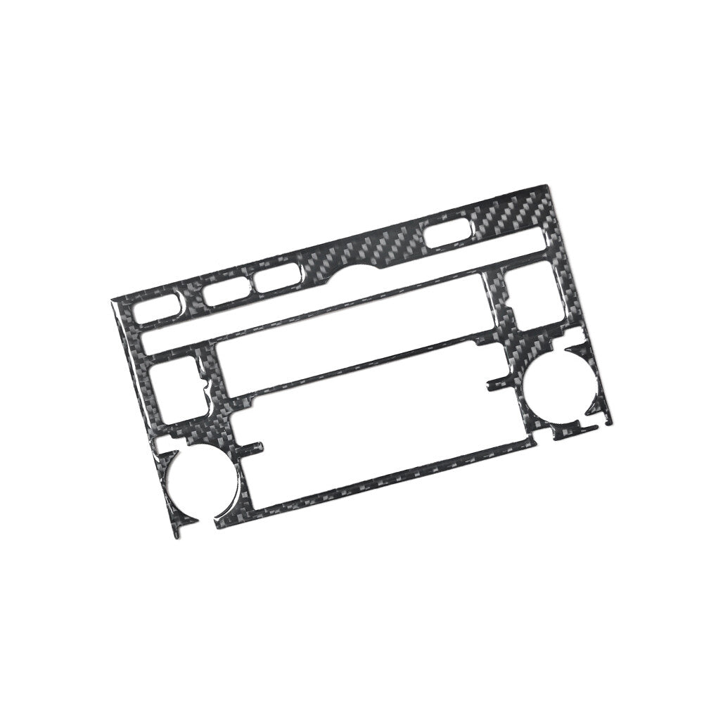 Carbon Fiber Radio With CD Player Type A Cover Trim for Hyundai Azera 2006-2011