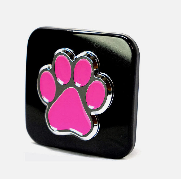 Car hook plug cap trailer tow receiver 2-inch dog paw black pink for ford