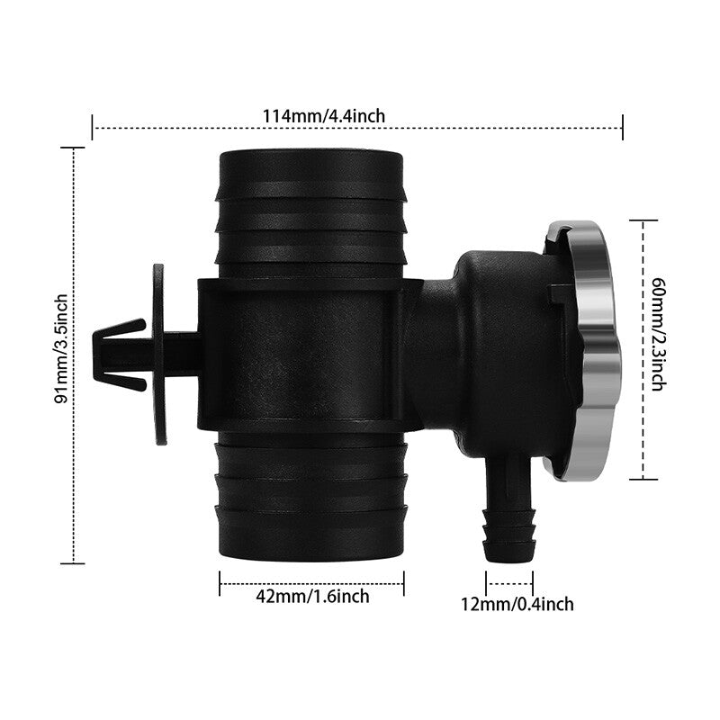 Set Coolant Filler Neck Radiator Hose Connector Cap for Chrysler for Dodge for Jeep US