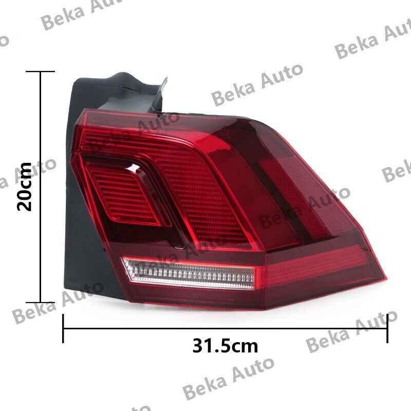 One-piece left-side exterior taillight suitable for Volkswagen for Tiguan 2017-2021.