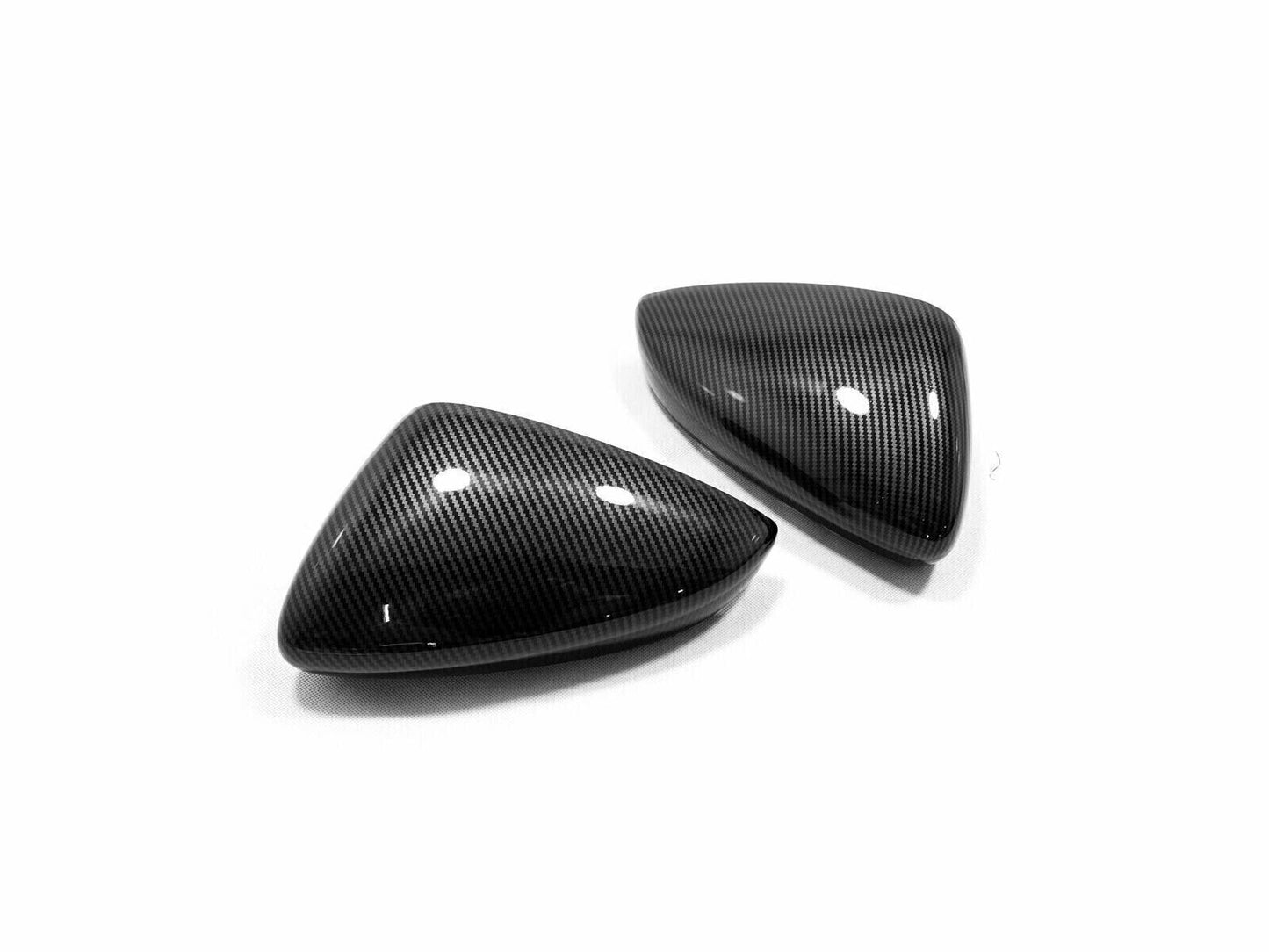 for Mazda 3 Axela 19-2023 Carbon Fiber Look Side Rearview Door Mirror Cover Trim