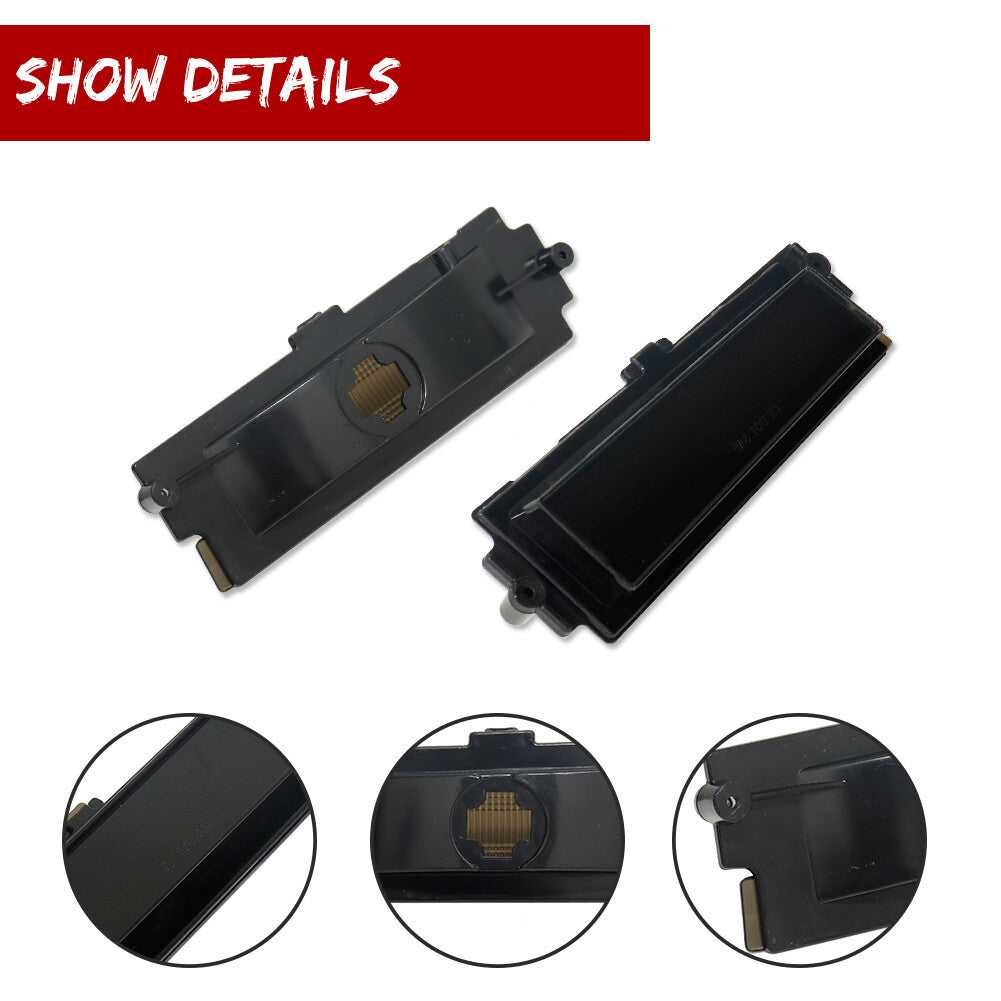 Front fender side marker light lens left + right kit for 1981-88 for Chevrolet Monte Carlo