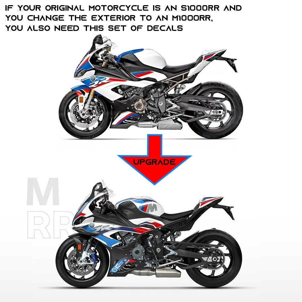 FOR S1000RR 2020 2021 2022 S1000RR Motorcycle Lower Belly Pan Decal Sticker Kit