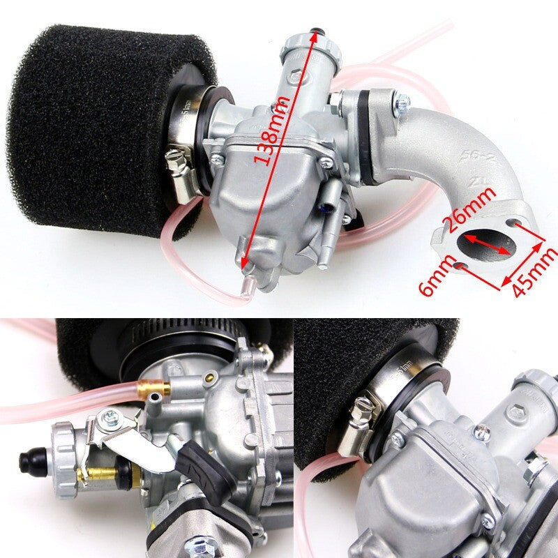 VM22 26mm carburetor kit for Pit Dirt bikes 110cc, 125cc, 140cc for Lifan YX Apollo RFZ