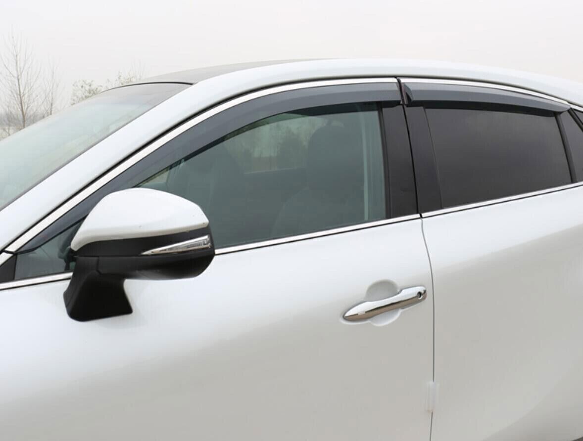 for Lincoln Nautilus 2019-23 Window Side Visor Sun Rain Guard Vent Deflector 4Pc