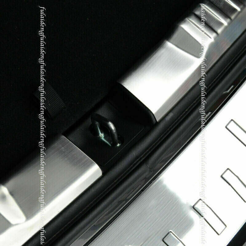 for Honda CRV 2012-16 Silver Steel Inner Rear Bumper Protector Scuff Plate Cover
