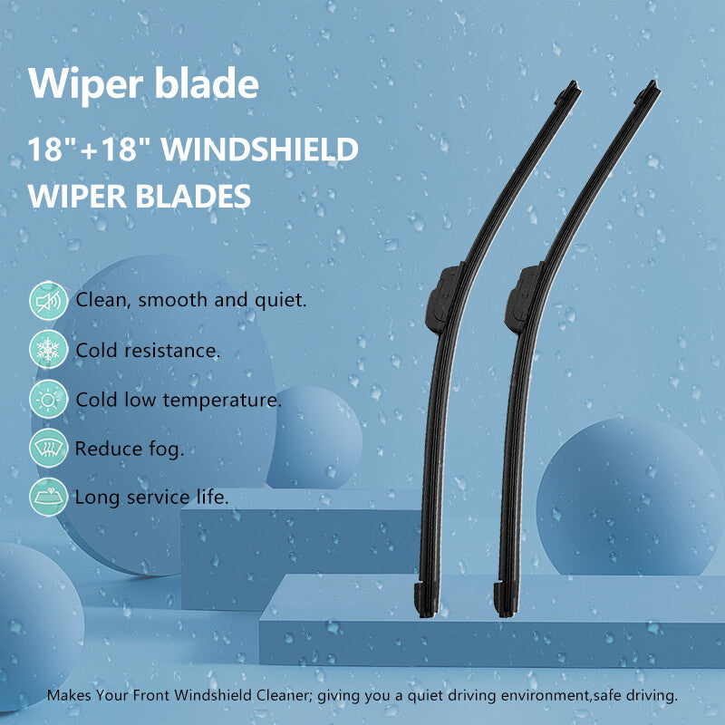 24-inch + 18-inch windshield wiper J-hook, frameless, frameless, all seasons