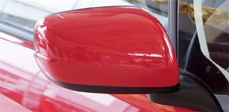 Red Rearview Mirror Cover Shell Housing Cap for Honda Fit/Jazz 09-13 Right Side