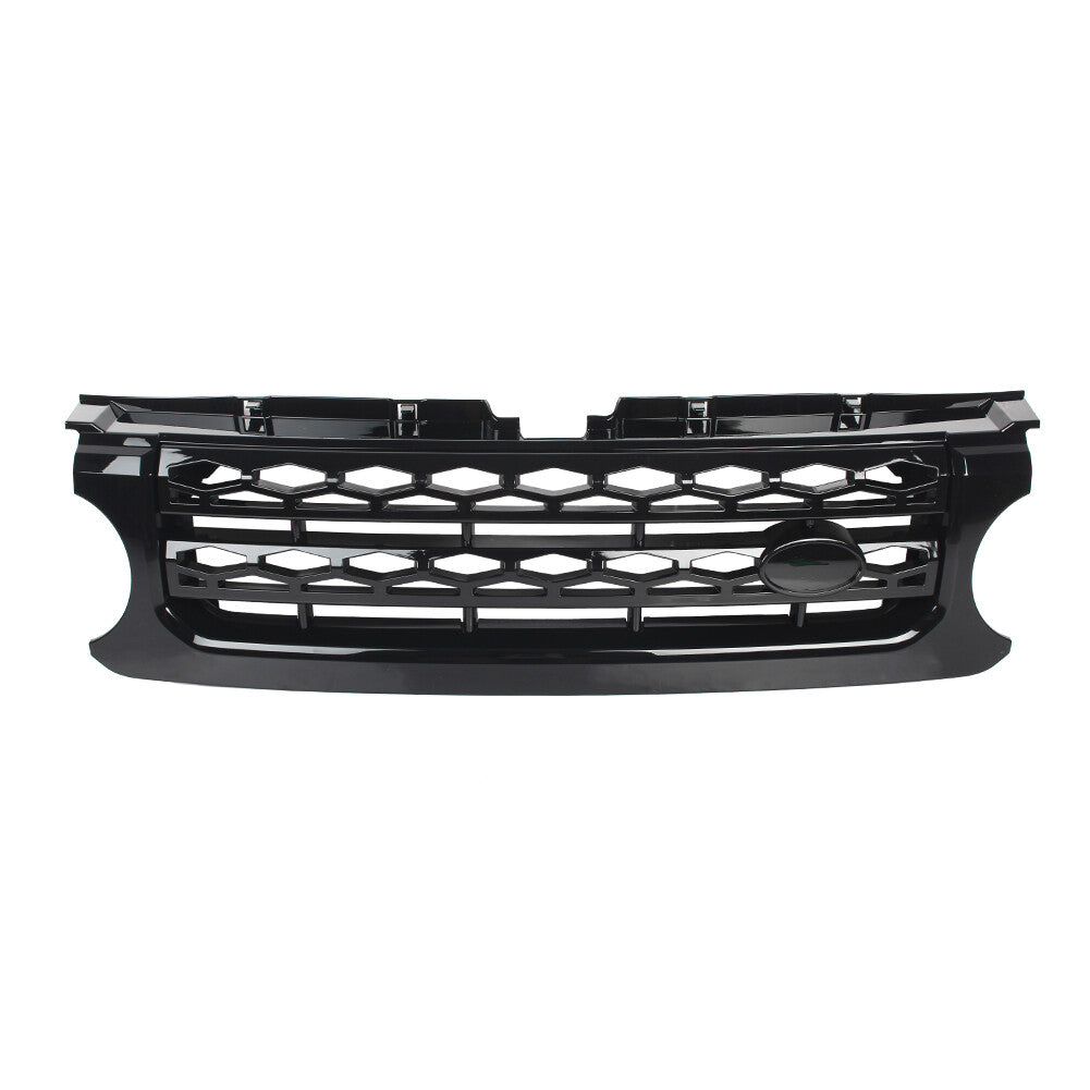 Glossy Black Front Grill Grille Fit 2010-2013 2012 11 for Land Rover LR4