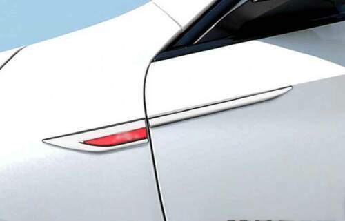Air Outlet Silver Steel Fender Body Side Cover Trim for Chevrolet Malibu 2016-21