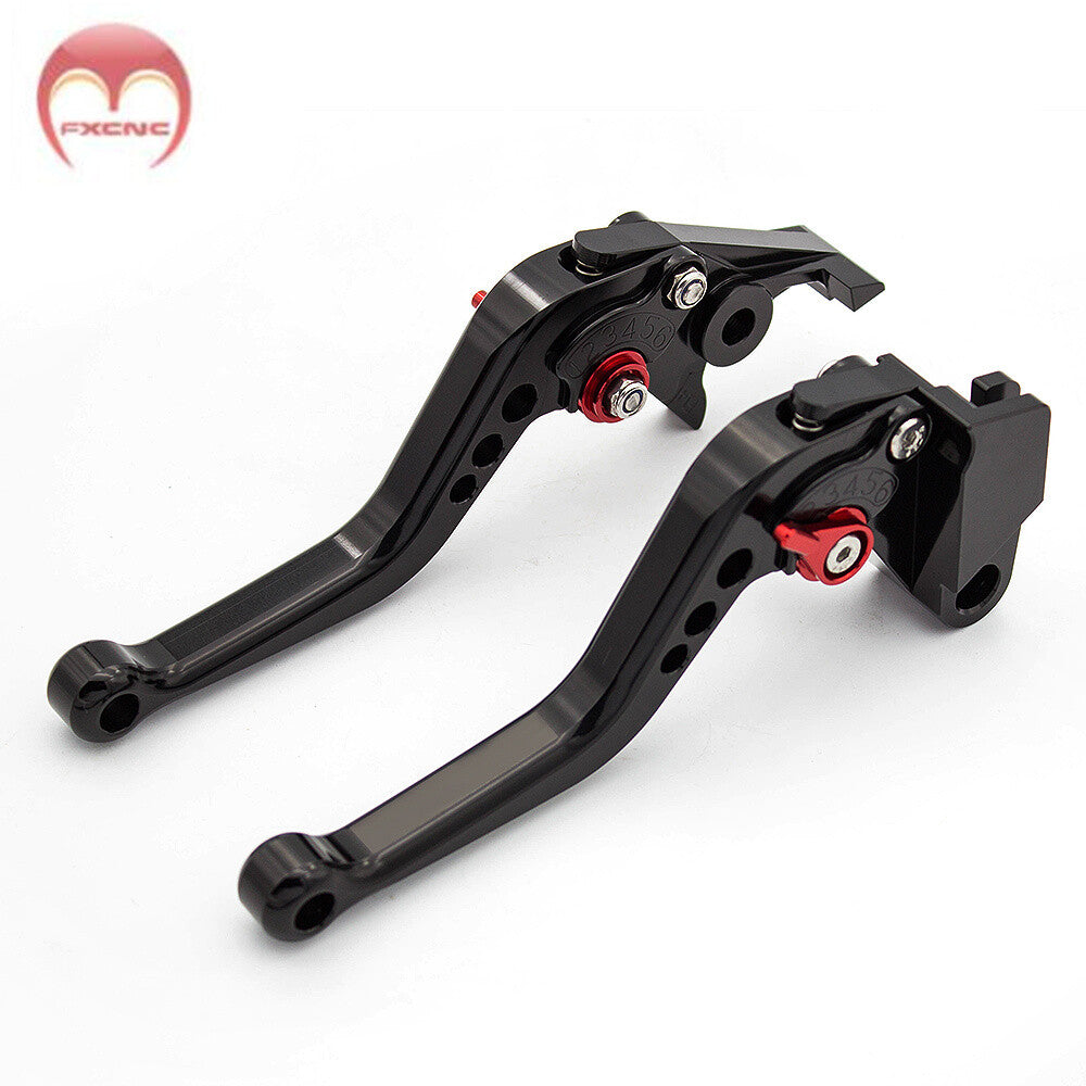 Adjustable brake and clutch lever suitable for Kawasaki 1994-2001 GPZ500S EX500 D1/2/3/5/7 models.