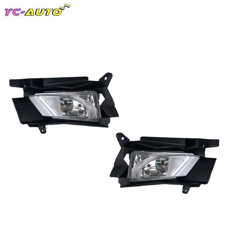 Front Bumper Fog Lights Daytime Running Lights Pair for Mazda 3 2011-2013