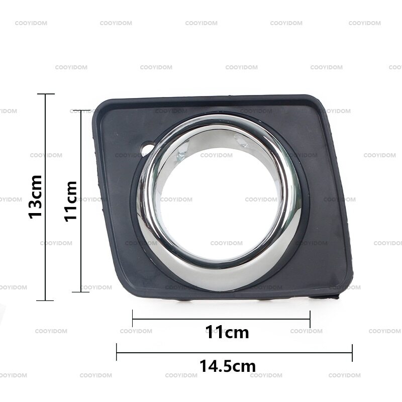 One pair of front bumper fog light cover frames suitable for FAW Besturn B50, B70, X80 (2009-2012).