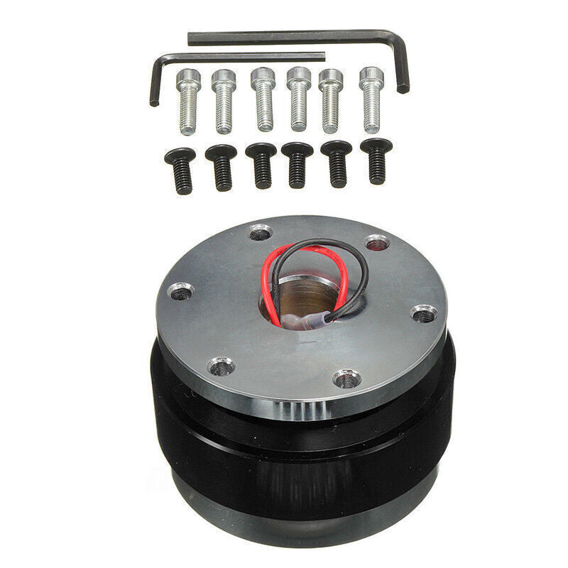 1-piece 6-hole car steering wheel quick-release hub adapter clip trim