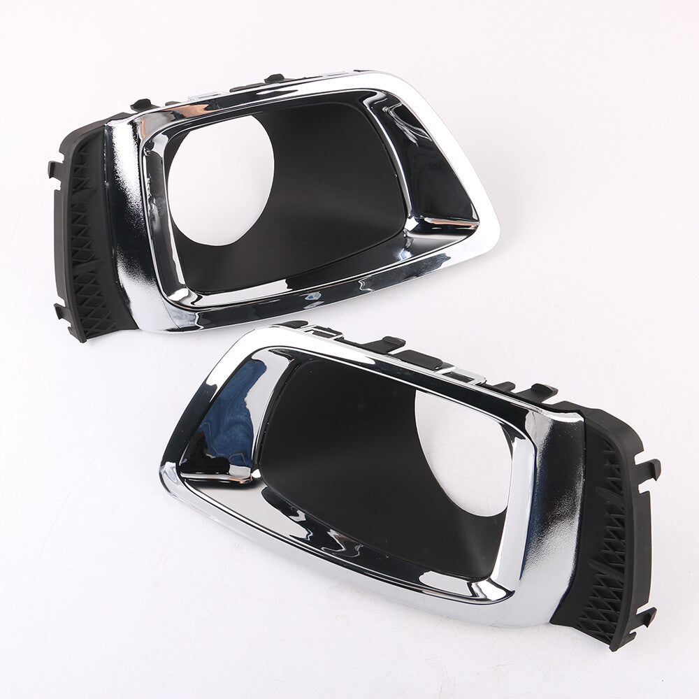 1Pair Chorme Fog Light Cover Trim Left Right for Subaru for Forester 2.0XT 2014-15