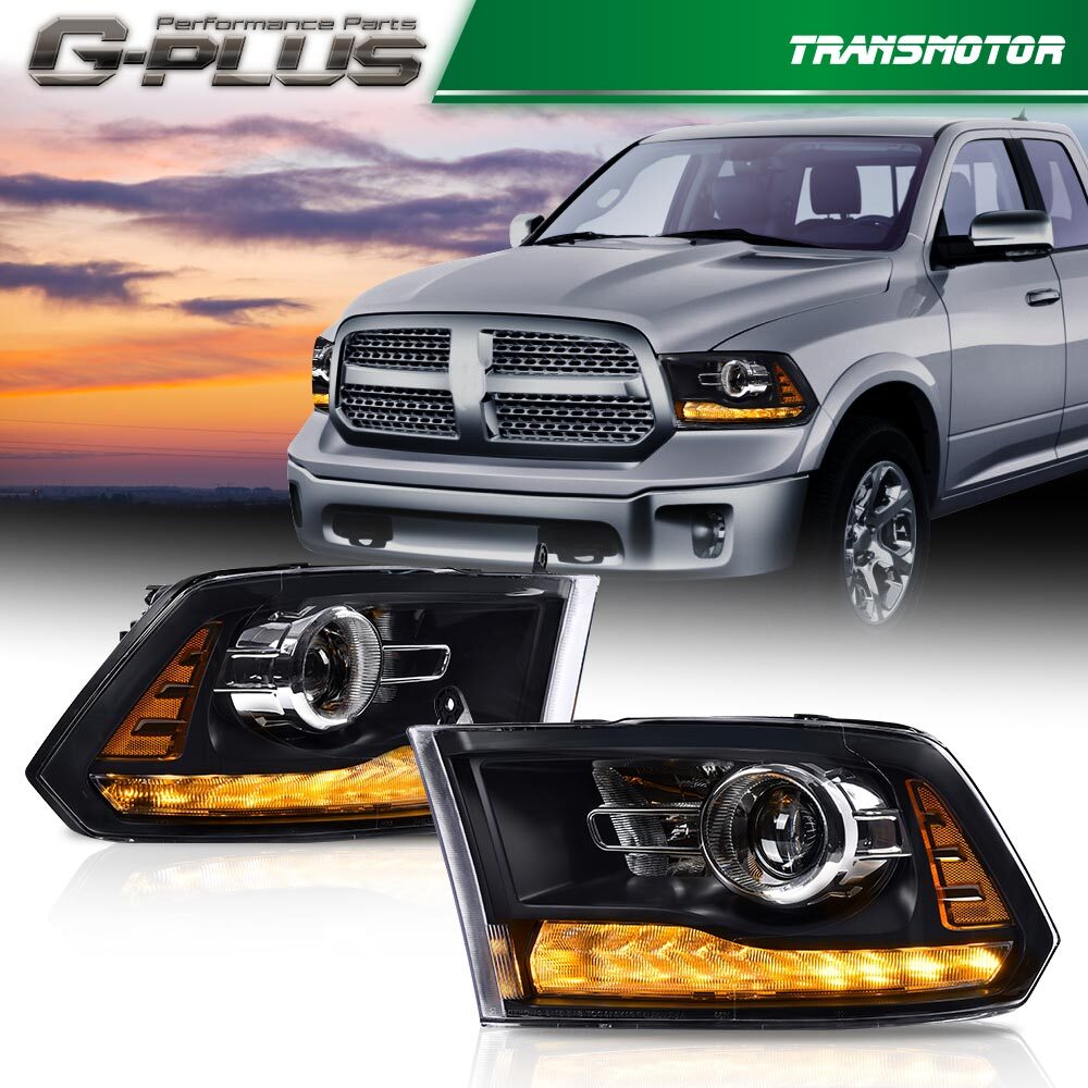 Yellow Red Stone for Ram 1500 2500 3500 LED DRL 2013 - 2018 for Ram 1500 2500 3500